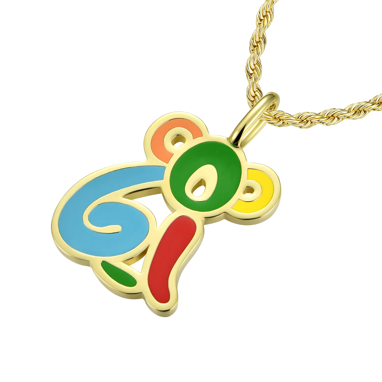 APORRO X COOGI Colored Koala Enamel Pendant