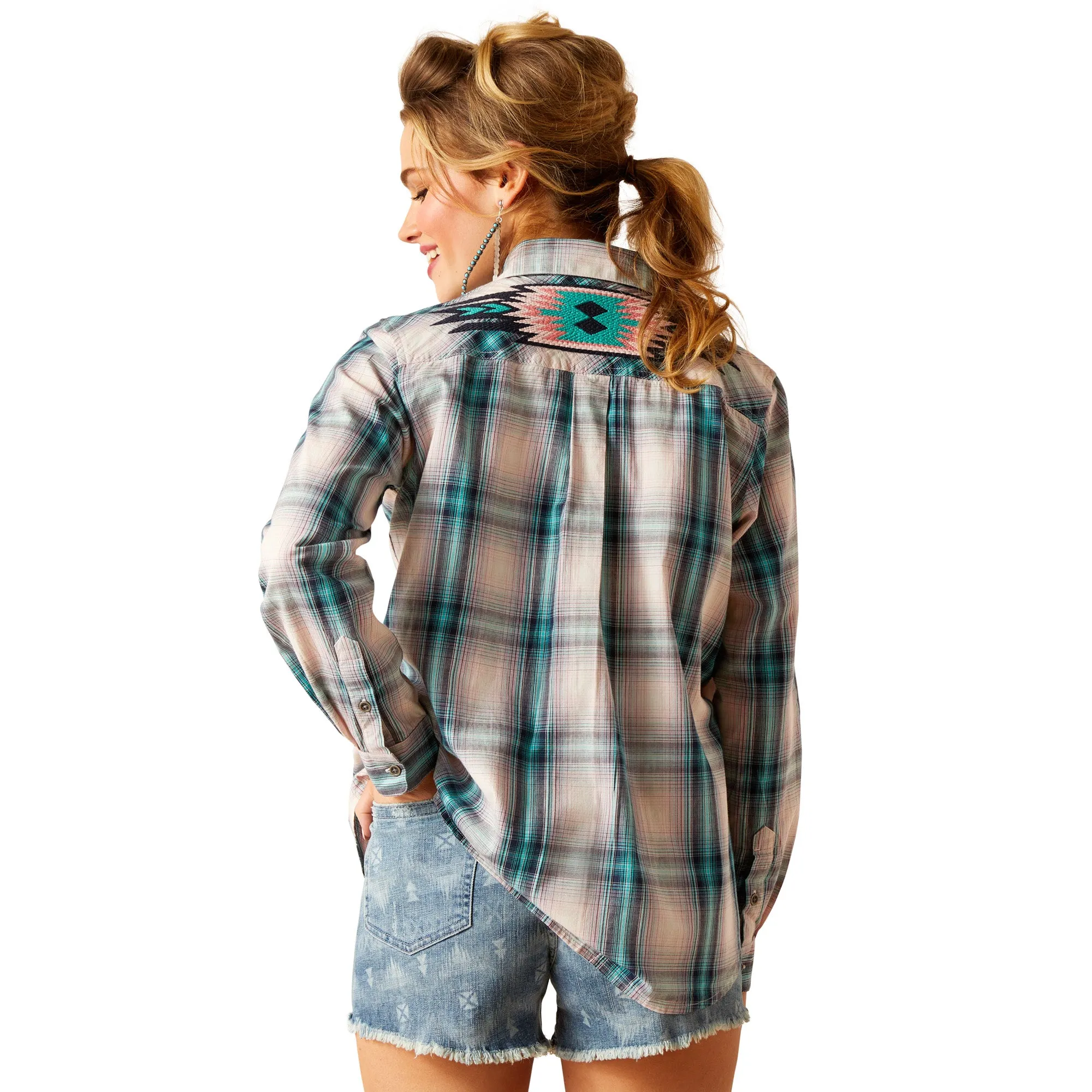 Ariat Women's REAL Billie Jean Long Sleeve Shirt - Tomboy Plaid