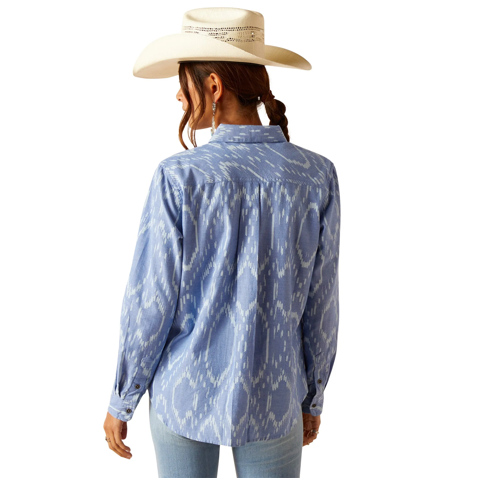 Ariat Women's REAL Billie Jean Shirt - Blackhawk Ikat