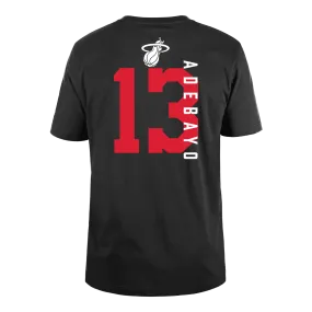 Bam Adebayo New Era HEAT Culture Name & Number Tee