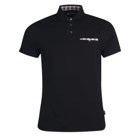 Barbour Corpatch Polo Shirt Black