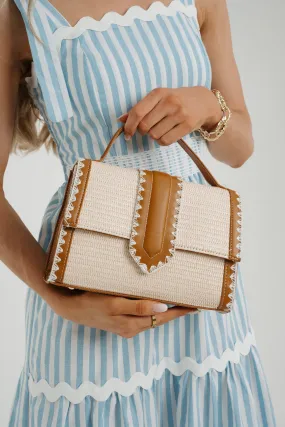 Beth Crossbody Satchel In Camel Mix