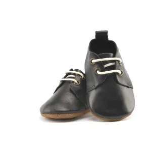 Black - Low Top Oxfords - Soft Sole