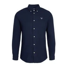 Camicia Uomo Barbour Oxford Tailored Blu