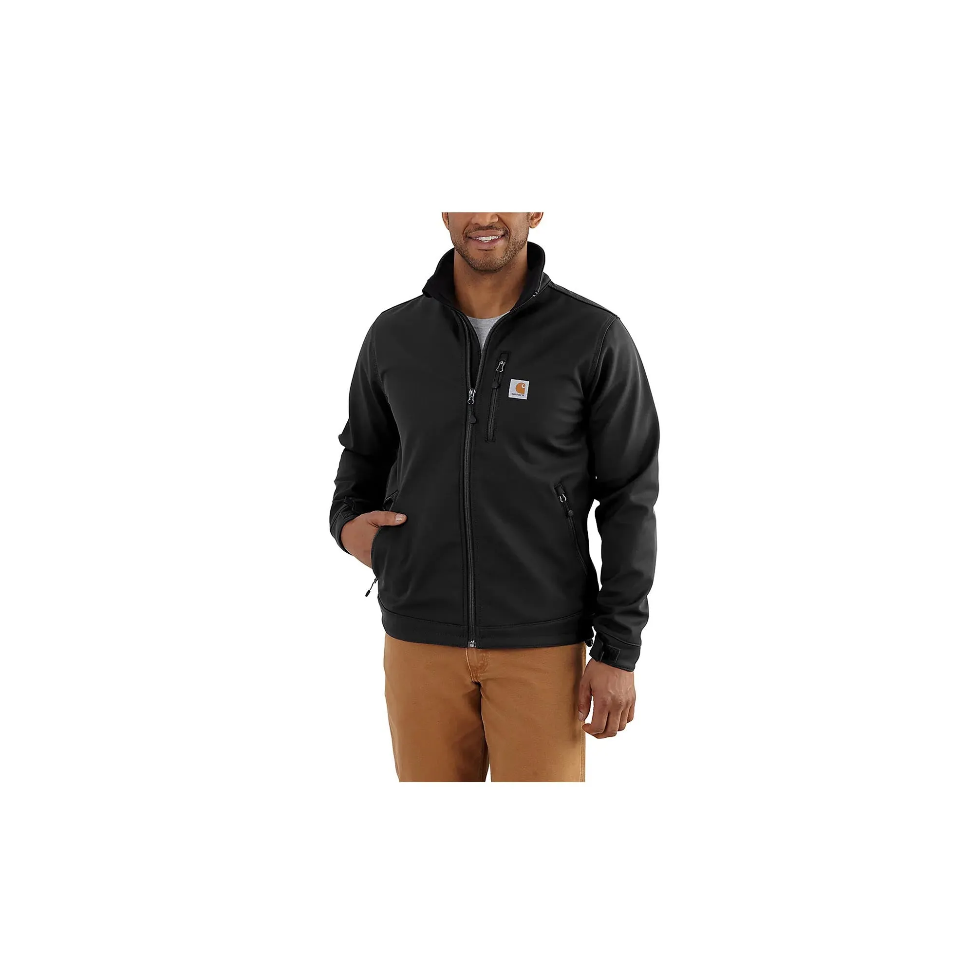 Carhartt Rain Defender Relaxed Fit Heavyweight Softshell Jacket Black