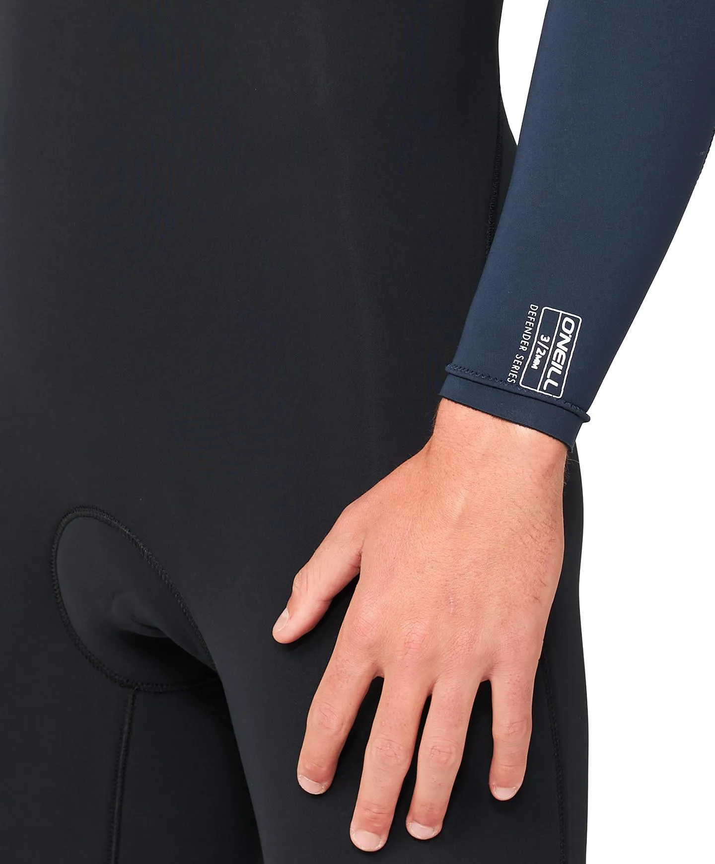 Defender 3/2mm Steamer Back Zip Wetsuit - Slate