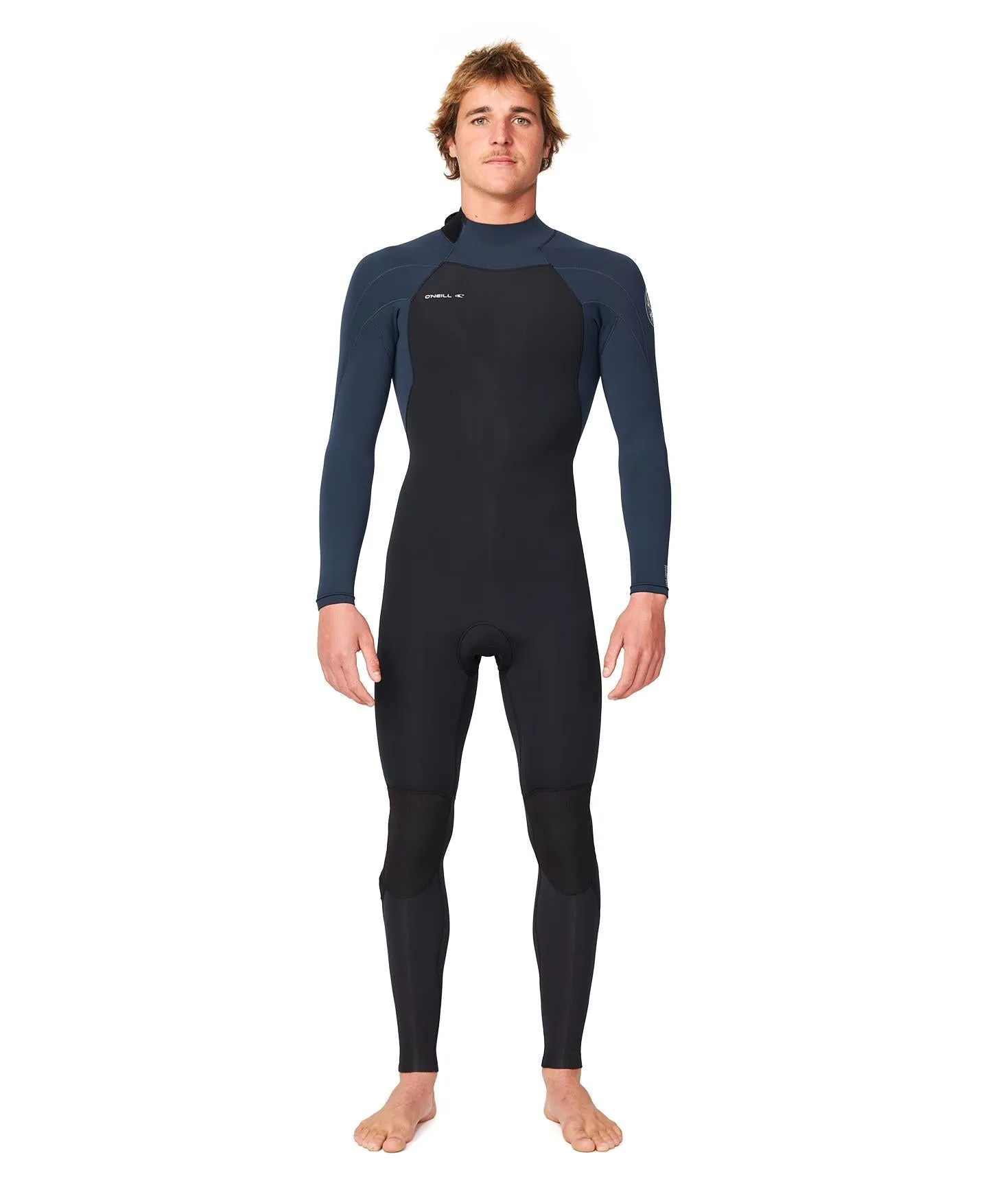 Defender 3/2mm Steamer Back Zip Wetsuit - Slate