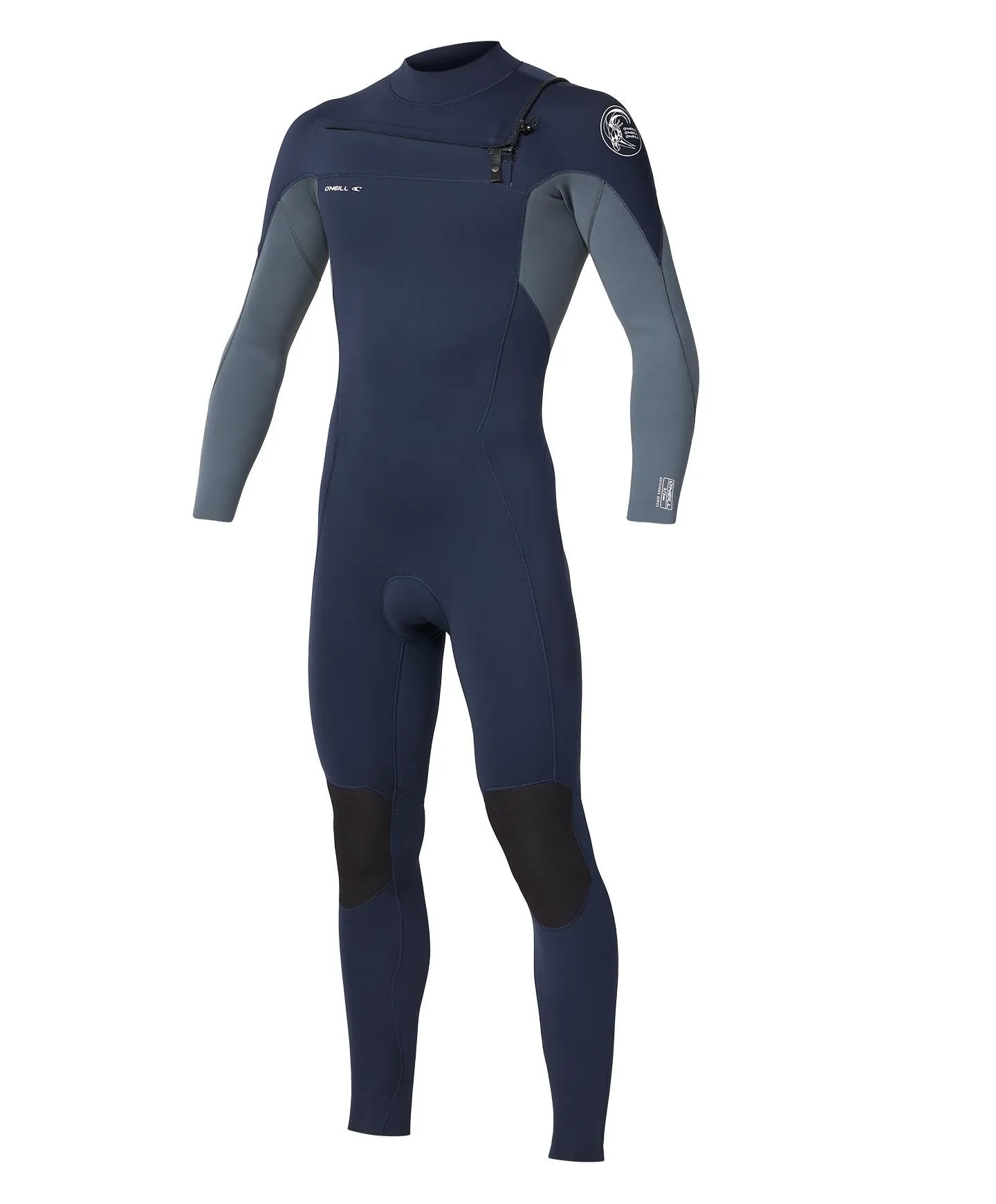 Defender 3/2mm Steamer Chest Zip Wetsuit - Navy