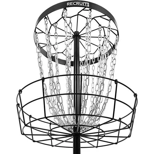 Dynamic Discs Recruit Lite Basket Disc Golf Target (Black)