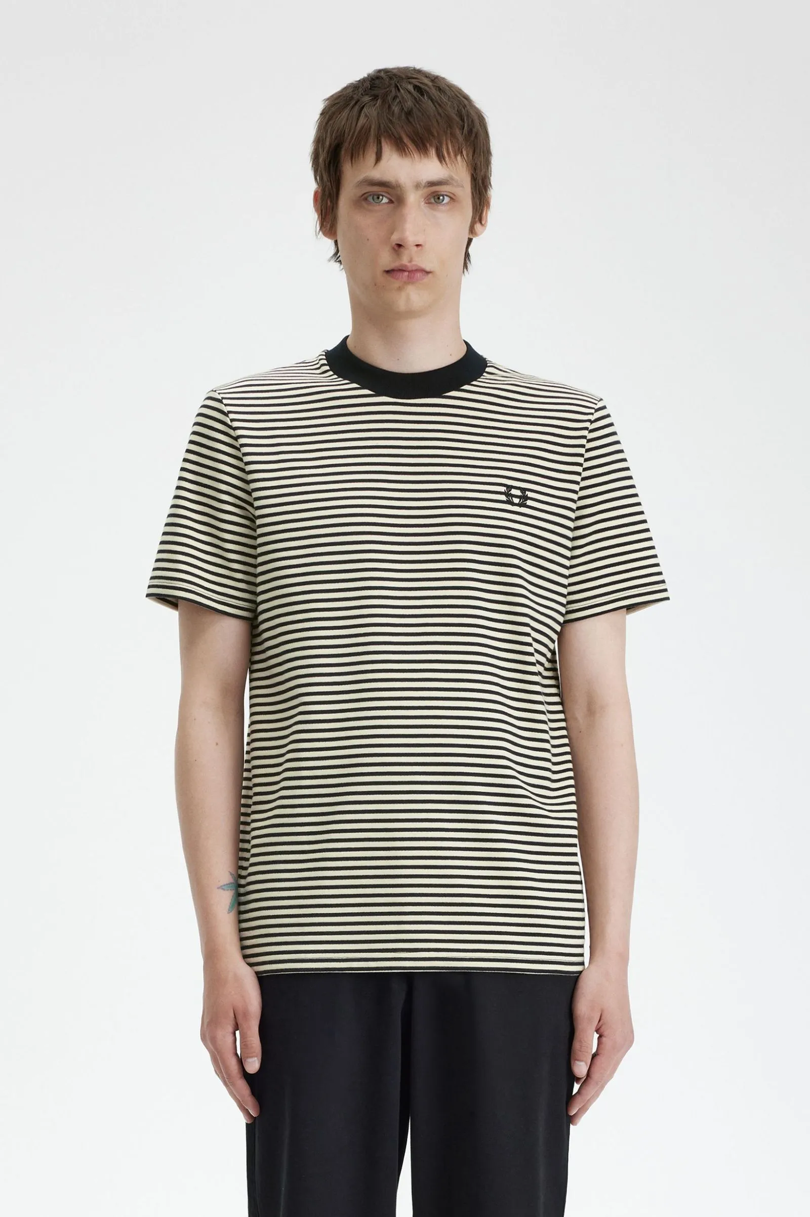 Fred Perry Fine Stripe Heavyweight T-Shirt