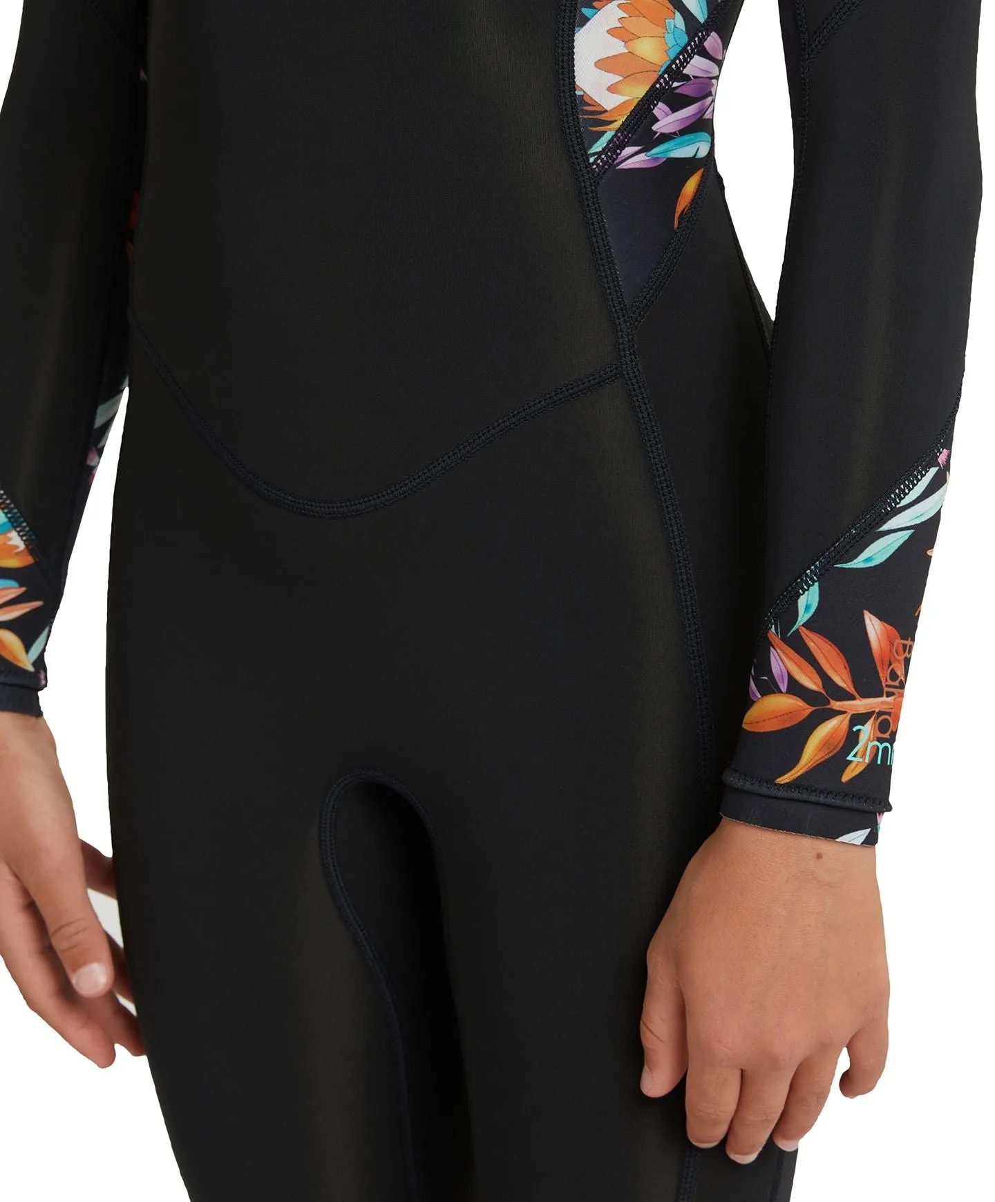 Girl's Bahia 2mm LS Long Spring Suit Wetsuit - Australiana