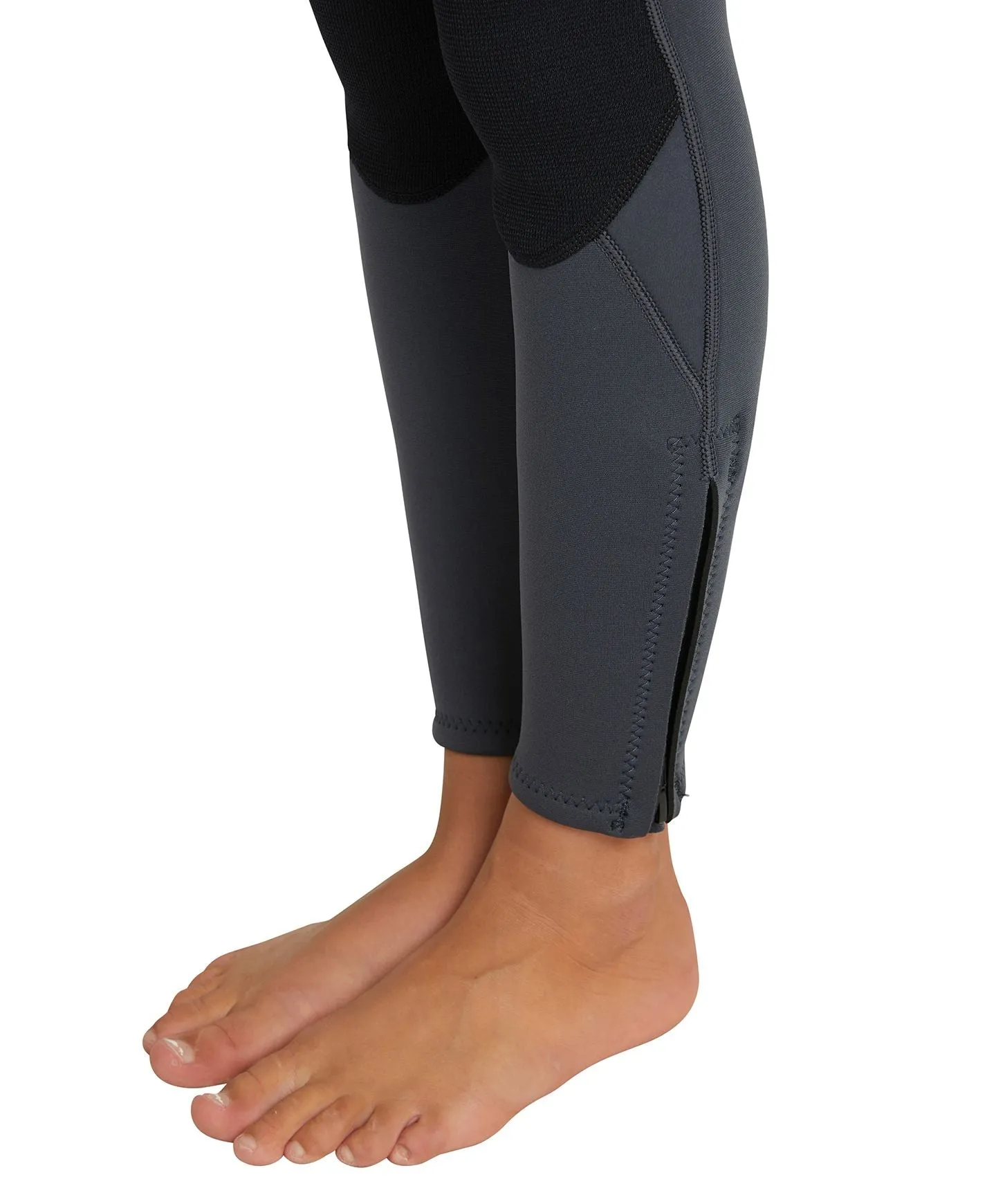 Girl's Reactor 3/2mm Steamer Back Zip Wetsuit - Gunmetal