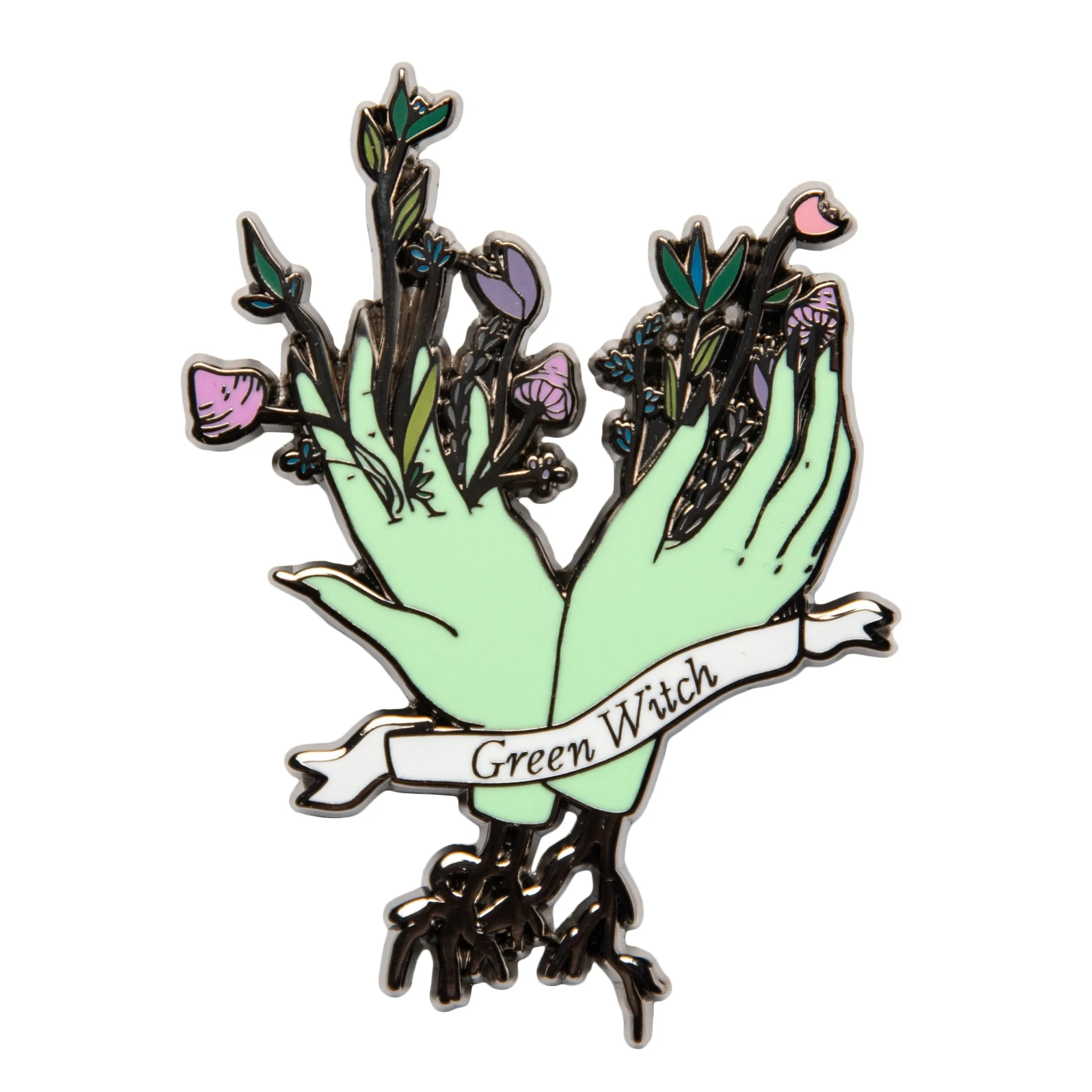 Green Witch - PIn Brooch