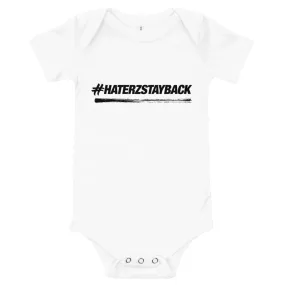 #HaterzStayBack Baby's One Piece (White)