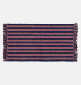 HAY Stripes and Stripes Door Mat in Navy Cacao