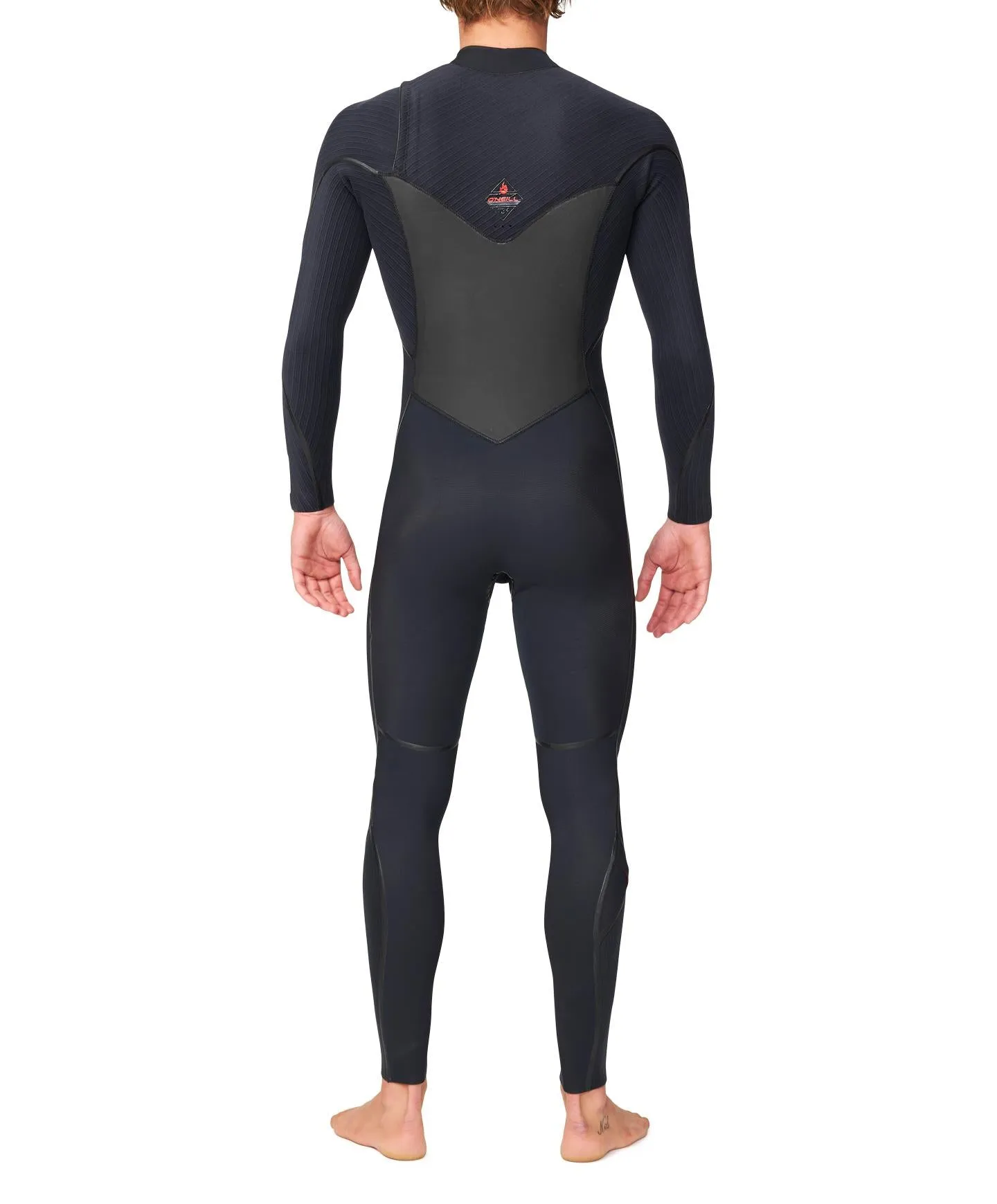 HyperFire X 4/3mm Steamer Chest Zip Wetsuit - Black