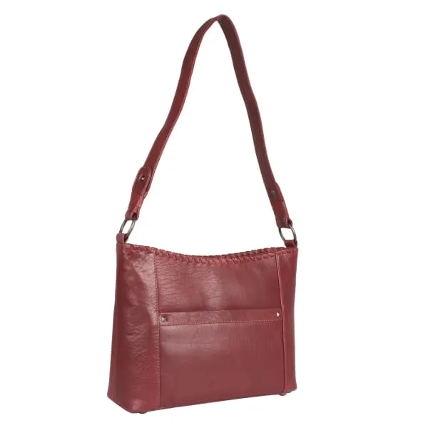 Juliana Leather Concealed Carry Shoulder Purse