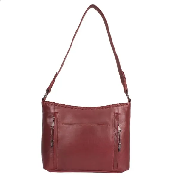 Juliana Leather Concealed Carry Shoulder Purse