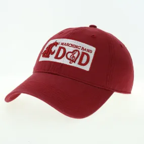 Marching Band Dad Crimson Adjustable Hat