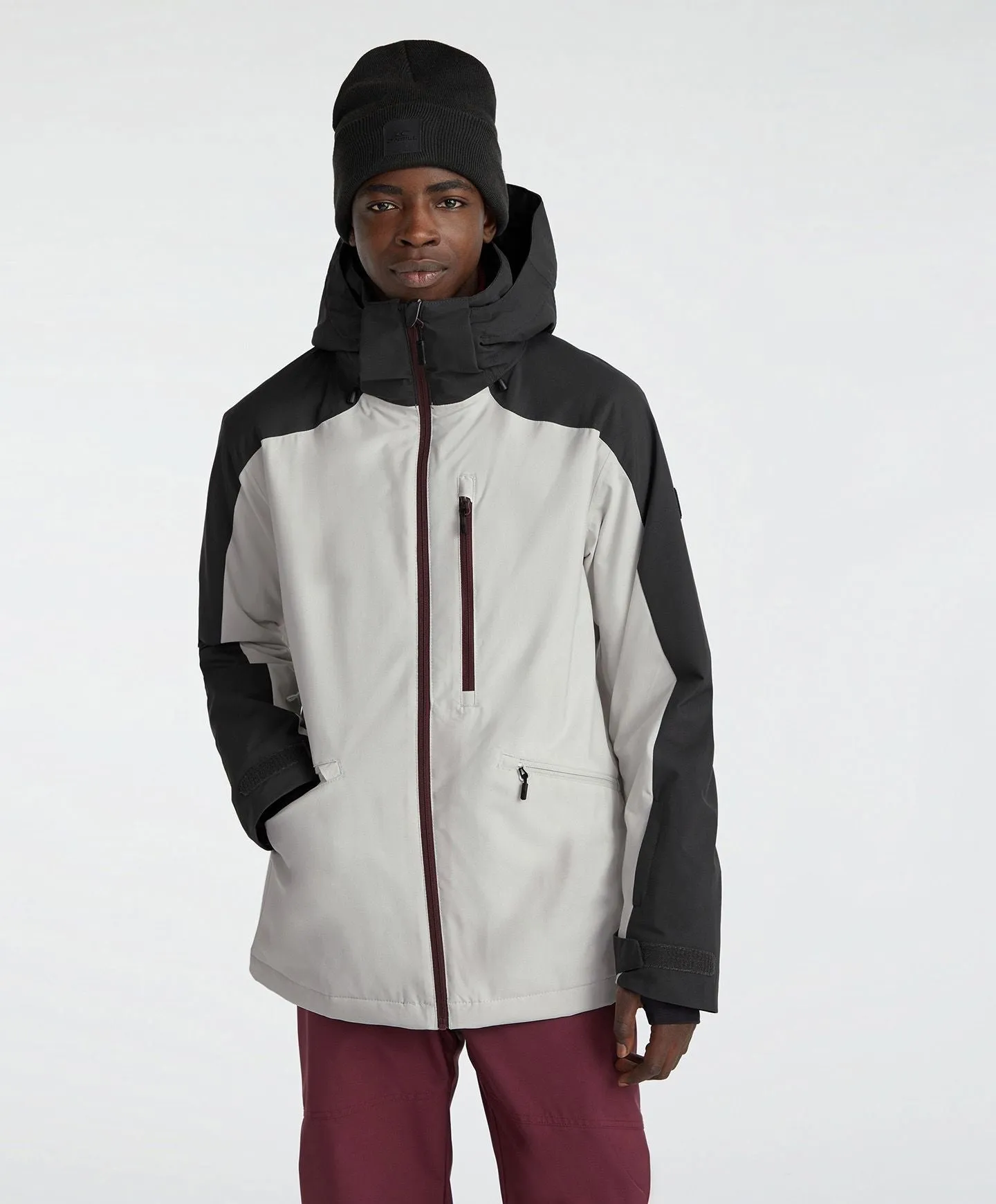 Men's Diabase Snow Jacket - London Fog Colour Block