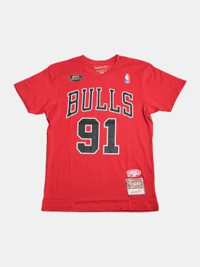 Mitchell & Ness Legends N&N Tees Bulls Rodman - Red