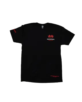 Motocorsa Checkered Tee - Black