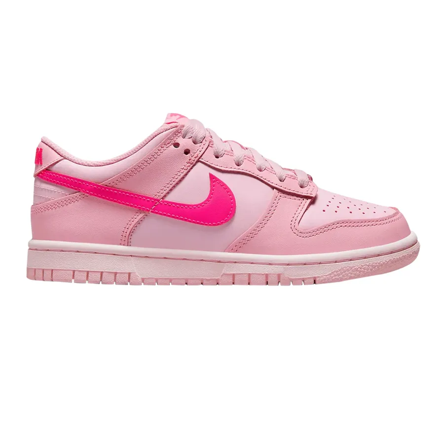 Nike Kid's Dunk Low GS Shoes - Triple Pink