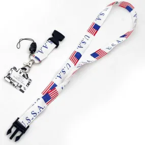 Patriotic Lanyard