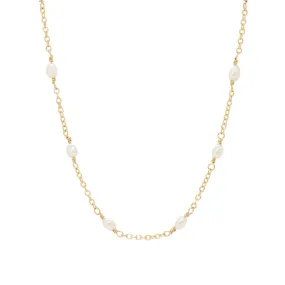 Pearl chain necklace