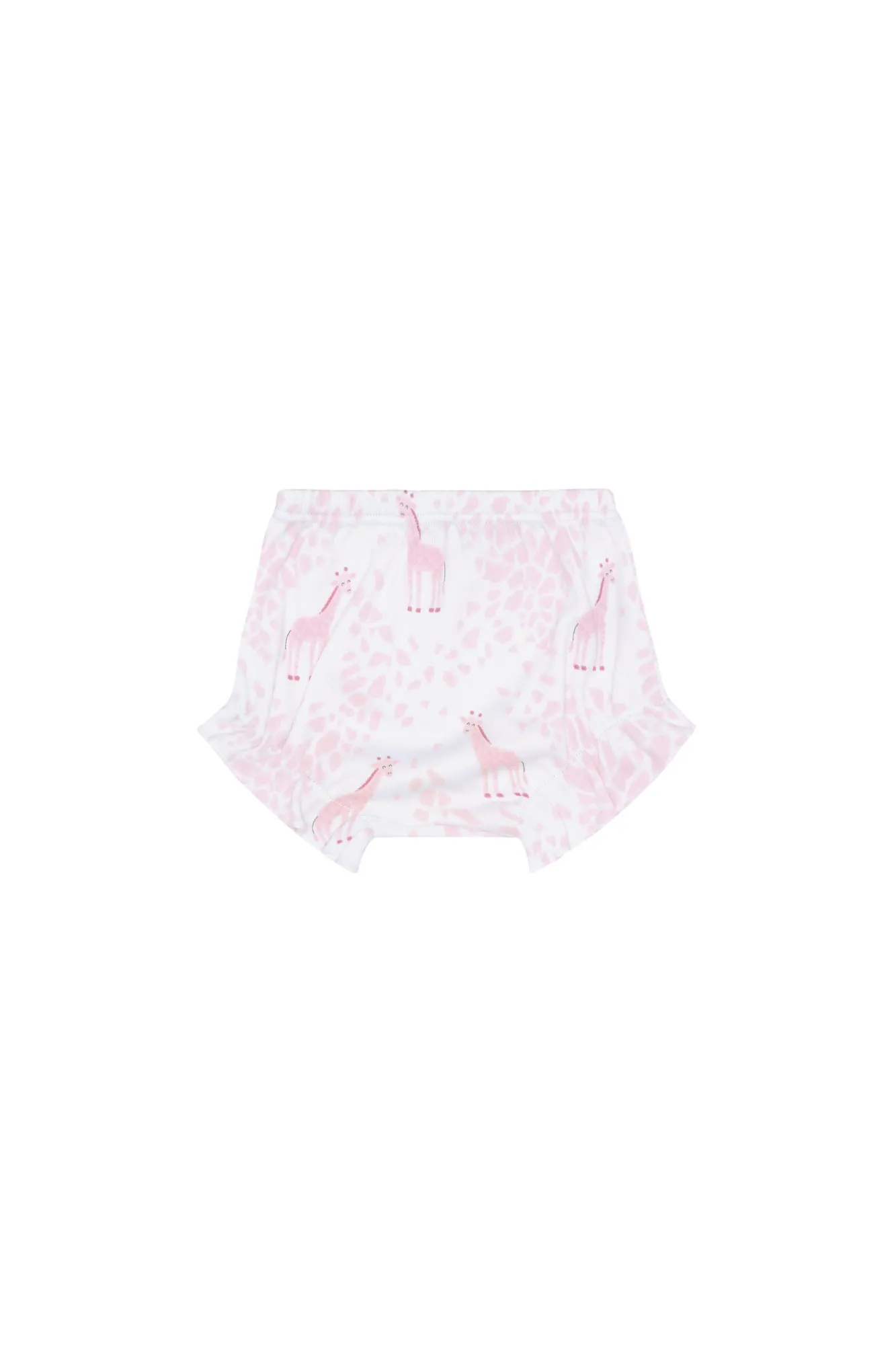 Pink Giraffe Print Diaper Cover Set