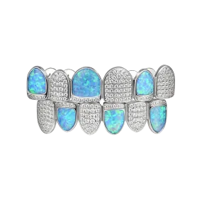 Pre-made Six Teeth Opal Grillz