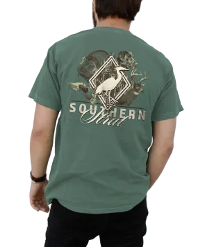 Southern Strut Cypress Green Shirt