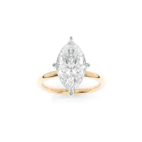 Tara Solitaire - 3.01ct E VS1 Marquise Lab Grown Diamond