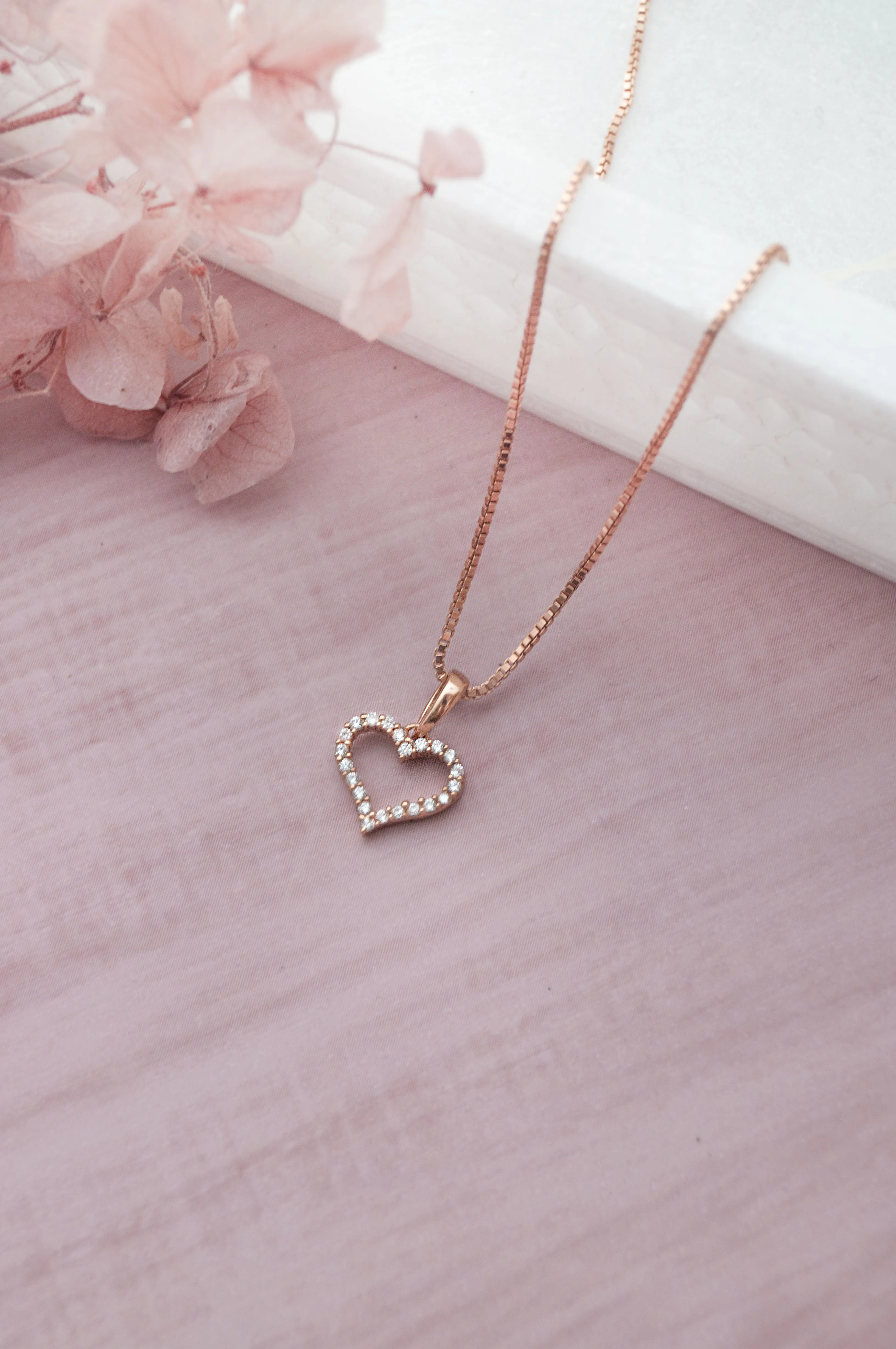 Tiny Heart Sterling Silver Pendant