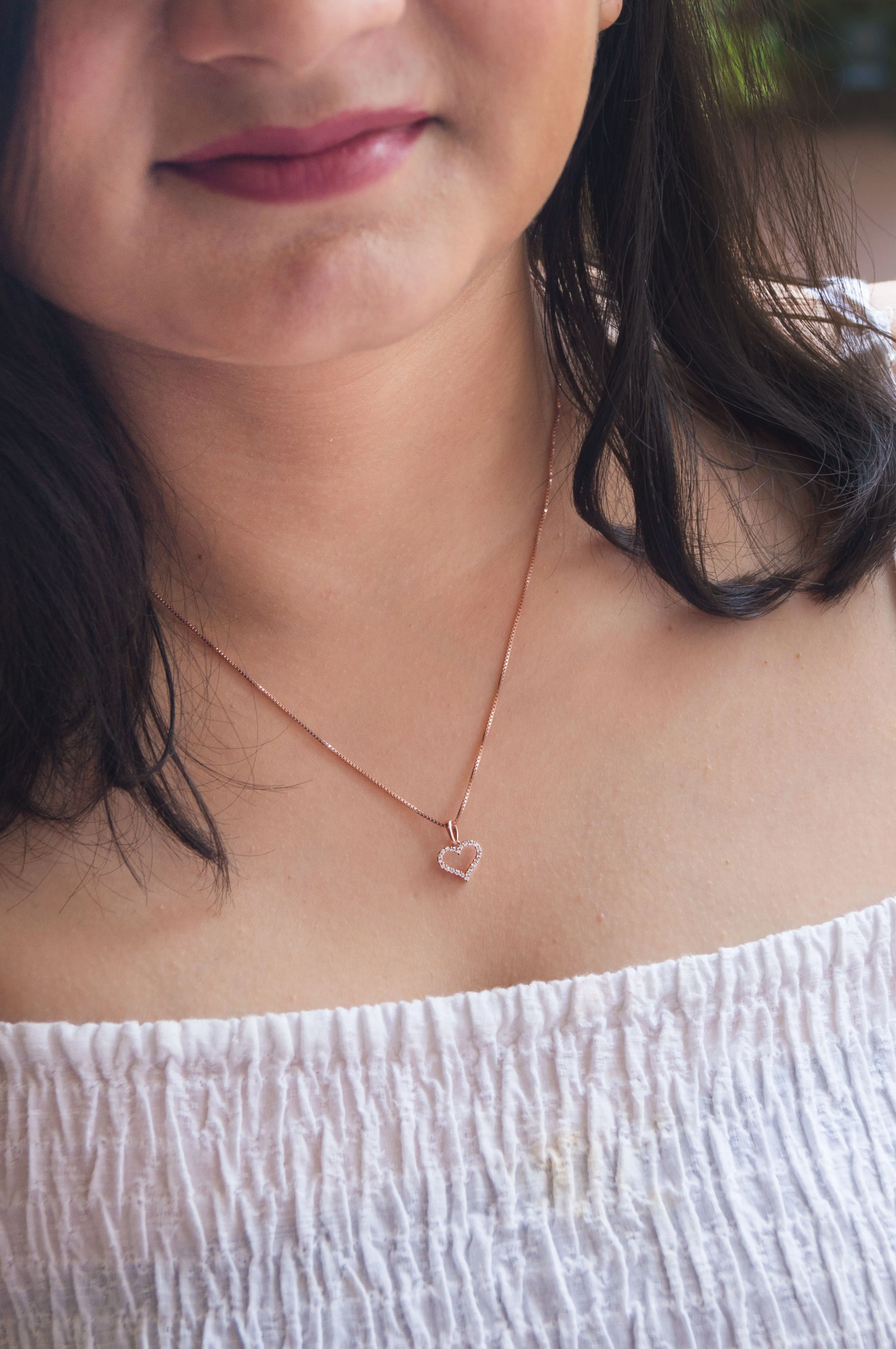 Tiny Heart Sterling Silver Pendant