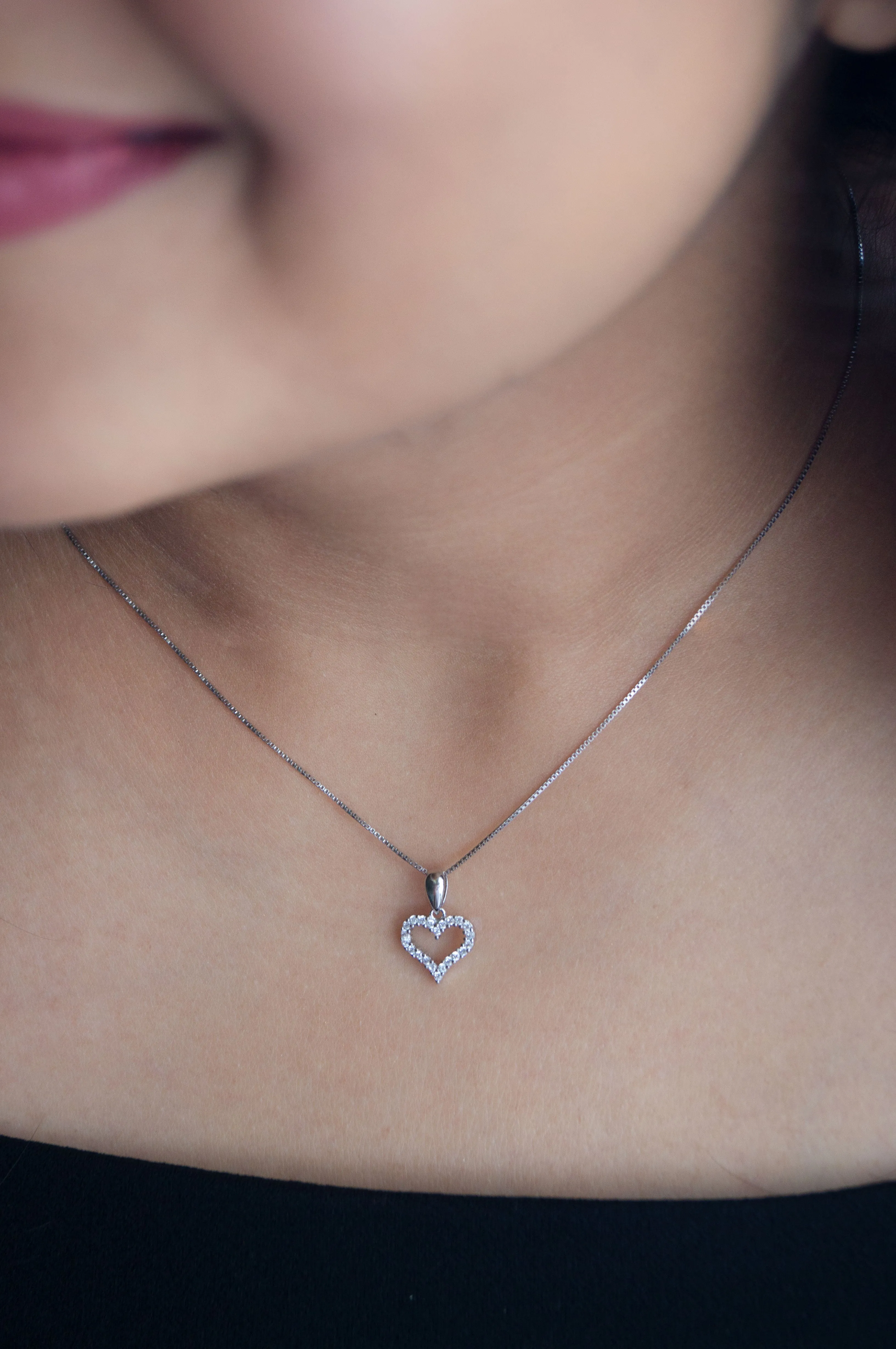 Tiny Heart Sterling Silver Pendant