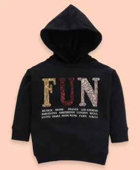 Ventra Girls Glitter Finish Fun Hood