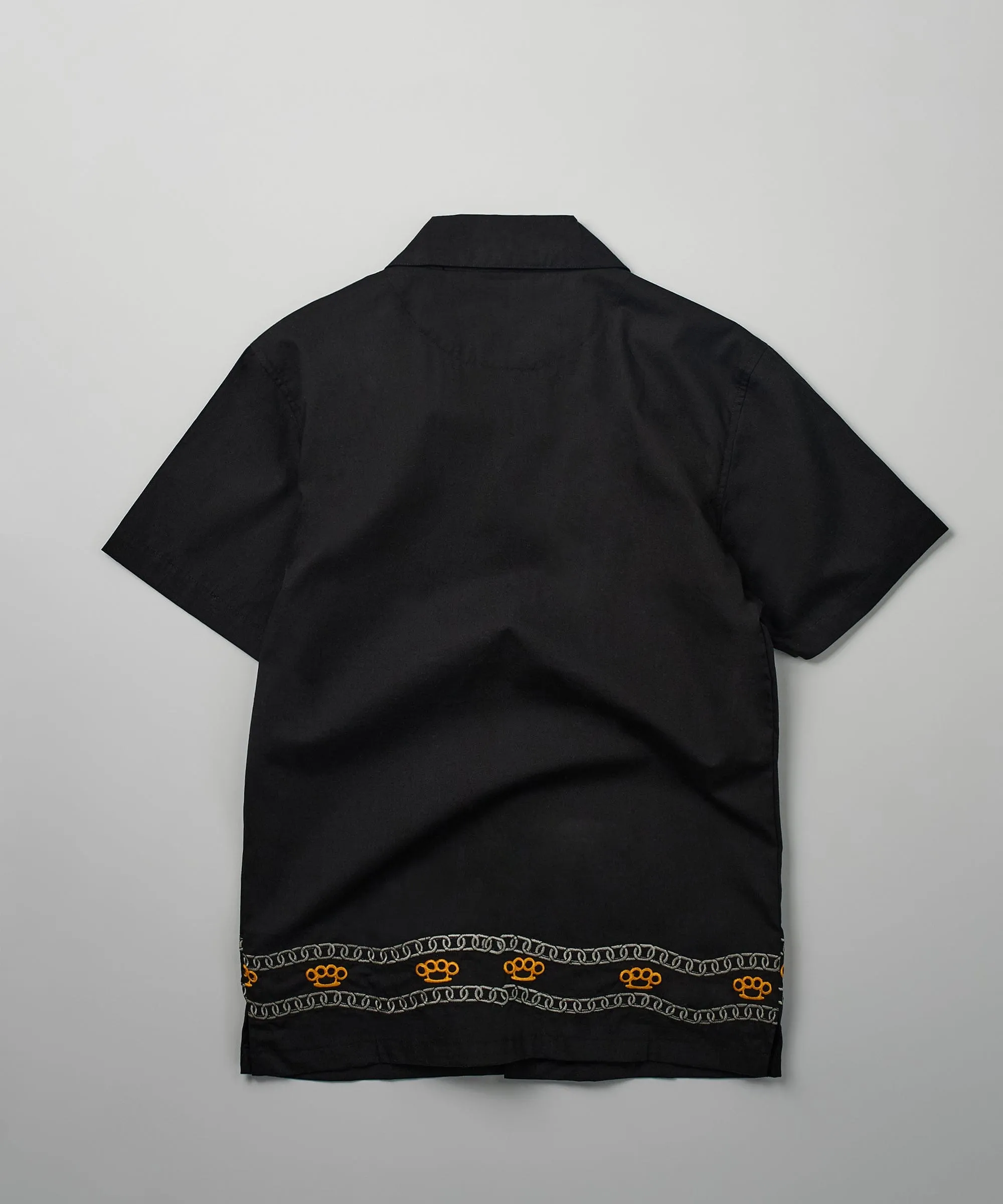 Yuma Embroidery Shirt - Black