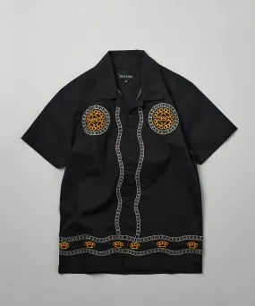 Yuma Embroidery Shirt - Black